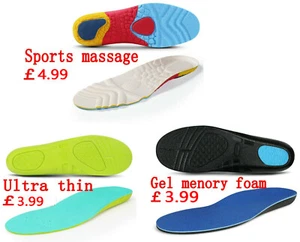 3angni Memory Foam Arbeitsstiefel Gel Aktiveinlegesohlen Schuheinlagen Mann Frau 6-13 - Bild 1 von 100
