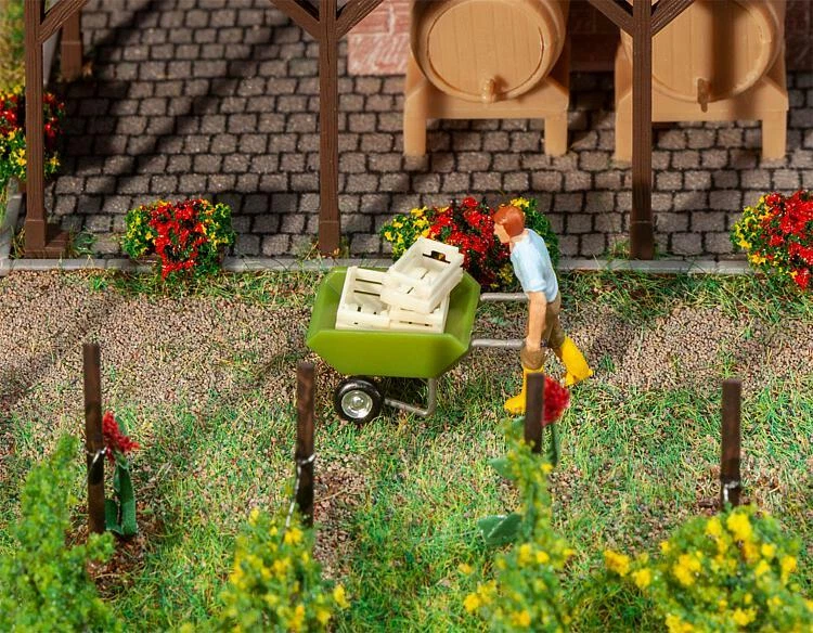 Neuf Faller Échelle H0 1:87 1 Brouette Article: 180975 - Photo 1/1