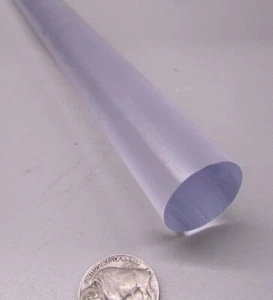 Polycarbonate Round Rod 1.00"  Diameter x 24" Length, Natural - Picture 1 of 11