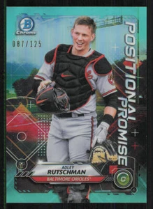 2021 Bowman Chrome Positional Aqua Refractors #POSAR Adley Rutschman /125 - Picture 1 of 2