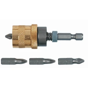 5 tlg Profi Bithalter Schraubvorsatz Bit Bits Trockenbau PH PZ 1/4" - Bild 1 von 2