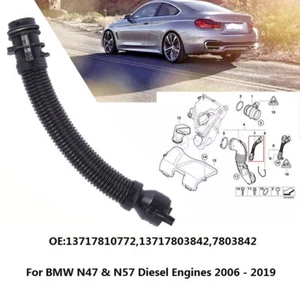1PCS Air Intake Breather Hose Pipe For BMW N47 N57 Diesel Engines 2006-2019 - Foto 1 di 7