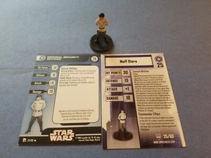 Star Wars Miniaturas Virtual + Tarjeta Regular Moff Disra (Oficial de Seguridad Imperial) - Imagen 1 de 1