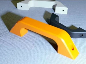 Maniglia per mobili ABS interasse 100-140 mm arredo cassetti armadio plastica - Foto 1 di 2