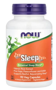 NOW Foods, Sleep, 90 Veg Capsules Sleeping Aid Supplements - Picture 1 of 1