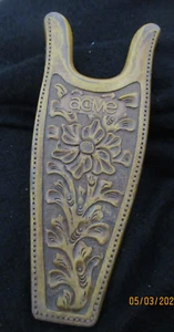 Vintage ACME Boots Floral Resin Embossed Cowboy Boot Jack Puller Rare!!! - Picture 1 of 2