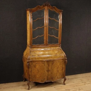Trumeau wood furniture living room cabinet vitrine antique style 20th century - Picture 1 of 12