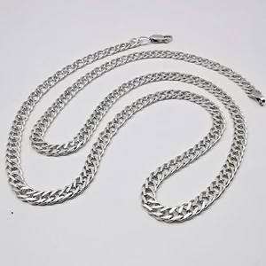 Vintage 925 Sterling Silber Kette Halskette, signiert feiner Schmuck - Bild 1 von 5