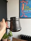 Vintage Prinknash Abbey Pottery Gunmetal Pewter matt Beer Tankard Mug 12cm tall