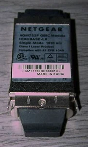 AGM722F NetGear GBIC Transceiver 1Gb/s Gigabit Ethernet 1000LX SC 30-0759-01 - Bild 1 von 2