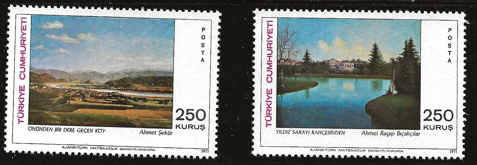 Turkey Scott #1872, Singles 1971 Juego Completo FVF MNH Foto 1 de 1