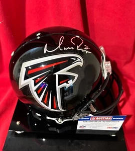 Casco Proline Auténtico Tamaño Completo Firmado Atlanta Falcons Subastas NFL - Imagen 1 de 8