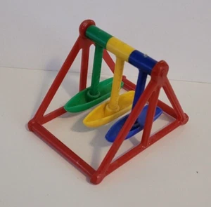 CIRCUS plastic MIDWAY CARNIVAL Swing BOATS RIDE for S GAUGE American Flyer TRAIN - Picture 1 of 6