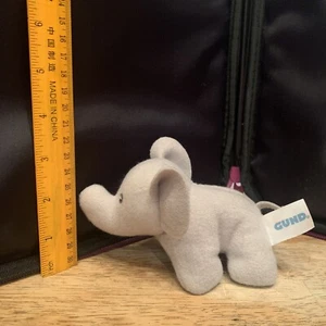 BABY GUND elephant plush 3” - Picture 1 of 4