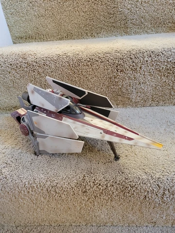 Rare Star Wars  Revenge of the Sith V-WING STARFIGHTER Complete Cover
