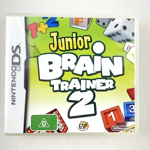 Junior Brain Trainer 2 Nintendo DS Game 2010 Complete w Manual & Tracked Postage - Picture 1 of 11