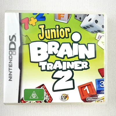 Junior Brain Trainer 2 Nintendo DS Game 2010 Complete w Manual & Tracked Postage - Image 1 of 4