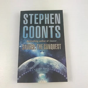 Saucer by Stephen Coonts Small Paperback Science Fiction Thriller Book - Picture 1 of 11