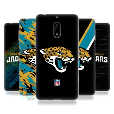 OFFICIAL NFL JACKSONVILLE JAGUARS LOGO GEL CASE FOR NOKIA PHONES 1 - Image 1 of 4