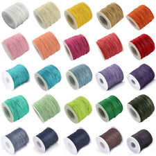100m/Roll Waxed Cotton Thread Cords String Thread Macrame Craft Jewelry Wire 1mm