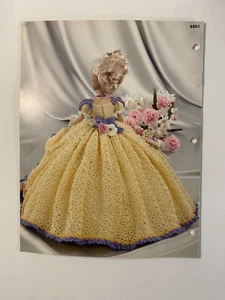Annie’s Attic Flower Garden Collection Crochet Barbie Pattern Carnation - Picture 1 of 3