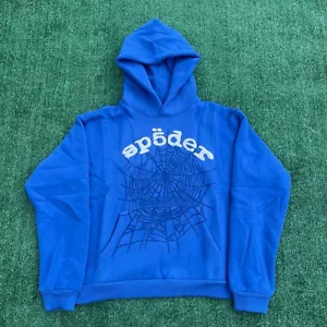 Spider Hoodie Web (Blue) Large - Picture 1 of 3