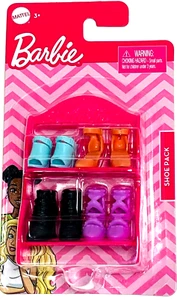 Paquete de Zapatos Barbie - Estante Rosa con 4 Pares Ropa Barbie Accesorios - Imagen 1 de 3