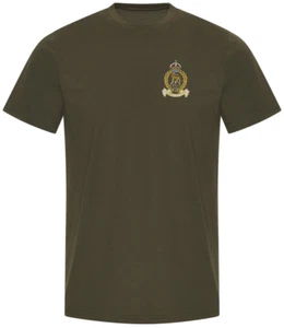 Adjutant General's Corps AGC cotton embroidered T-Shirt, King's Crown version. - Picture 1 of 2