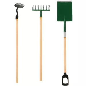 3 Pcs Garden Scenery Model Kid Playhouse Garden Tool Miniature Garden Tool Set - Picture 1 of 12