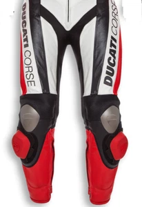 Motorcycle Ducati Leather Pants Motorbike Riding Trouser All sizes Available - Picture 1 of 4
