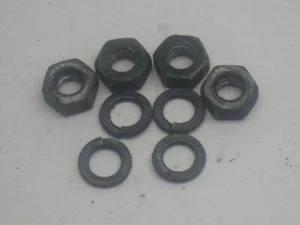 1968 POLARIS SNOWMOBILE JLO ROCKWELL 372CC 13721 CYLINDER NUTS & WASHERS - Picture 1 of 3