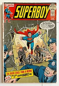 Superboy 187 Superbaby! Dial H For Hero! Giant 1972 Fine NICK CARDY COVER - Picture 1 of 3