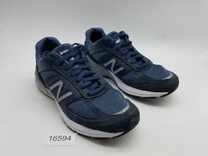 New Balance 990v5 Made In USA Men's Size 9 D (Medium) Running Shoes Navy Blue - Picture 1 of 12