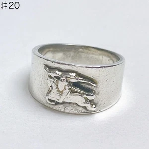 Burberry Equestrian Night Horse Ring 925 Size 10(US) - Picture 1 of 8