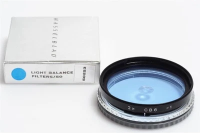 Hasselblad B50 Filter Light Blue 2X CB6 -1 50253 NEW - Image 1 of 3