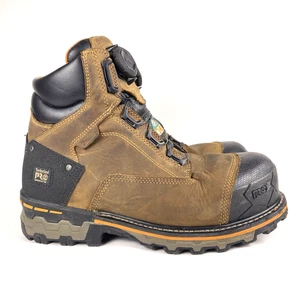 Timberland Pro Boondock BOA Composite Toe Brown 6" Boot TB0A66KYEM4 Mens Sz 11M - Picture 1 of 10