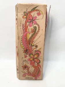 Vintage Stationary Floral Sheets Envelopes USA Made Blue Pink Swinger MCM - Picture 1 of 9