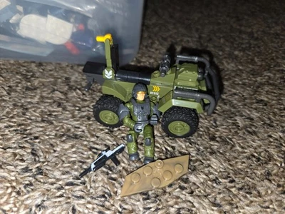 MEGA Halo The Series Fleetcom Mongoose ATV Building Kit & UNSC Marine 79 Pieces - Image 1 of 2