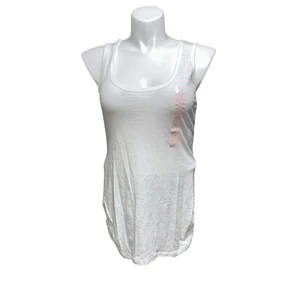 Banana Republic Neu mit Etikett Large Petite Damenshirt weiß ärmellos Tanktop neu - Bild 1 von 9