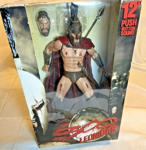 NECA 300 King Leonidas 12" Figur Neu in OVP mit Soundfilm Rollenspielzeug  - Bild 1 von 12