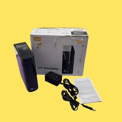 FOR PARTS WD Elements Desktop External Hard Drive CHASSIS - NO HDD #4851 z39b2 - Image 1 of 4