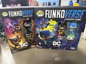 Funko Pop! Funkoverse Strategiespiel Batman Brettspiel DC Comics #100 #101 gebraucht - Bild 1 von 4