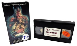 The Outing (1987) VHS 80s Cult Horror Killer Genie AKA The Lamp Rental - Tested - Imagen 1 de 16