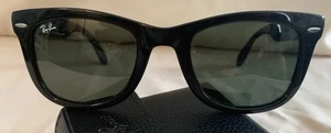 Ray-Ban 4105 Folding Wayfarer Sonnenbrille schwarzes Gestell *einige Kratzer* - Bild 1 von 14