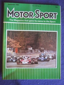 MOTORSPORT - Sept 1982 vol 58 # 9 - Picture 1 of 1