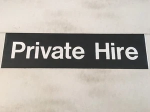 Blackburn Destination Bus Blind Feb1996 (33") - Private Hire - Foto 1 di 1