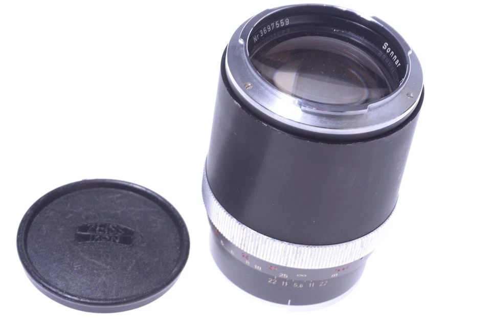 ✅ LENTE ZEISS CONTAREX 135MM 2.8 SONAR NEGRO PARA CÁMARA SLR 35MM *LEER* CON TAPA Foto 1 de 4