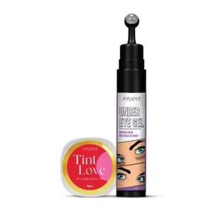 Ayuvya- Tint Love & Under Eye Gel Combo | For Under Eye & Dry Lips | 100% Herbal - Picture 1 of 7