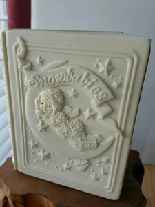 Dept. 56 Winter Tales of the Snowbabies Ceramic Bank Book by J. Frost no box - Picture 1 of 5