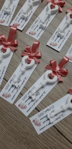GESSI GESSETTI PROFUMATI CHIAVI PORTAFORTUNA BOMBONIERE/SEGNAPOSTO 50 PEZZI 40€ - Foto 1 di 4